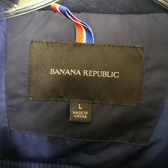 BANANA REPUBLIC Down Puffer Winter Coat Jacket L - Picture 4 of 6